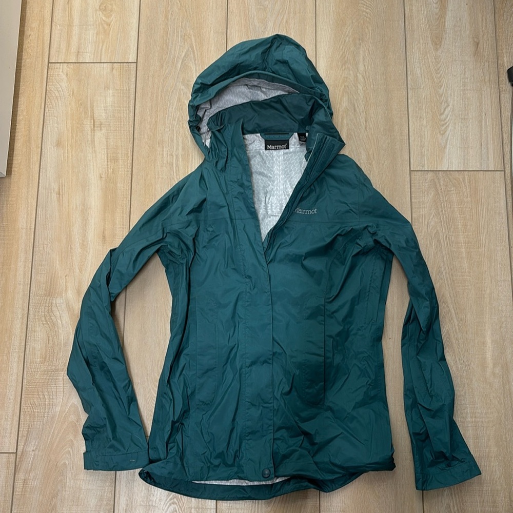 Marmot - Women’s Teal/Green Raincoat - Small